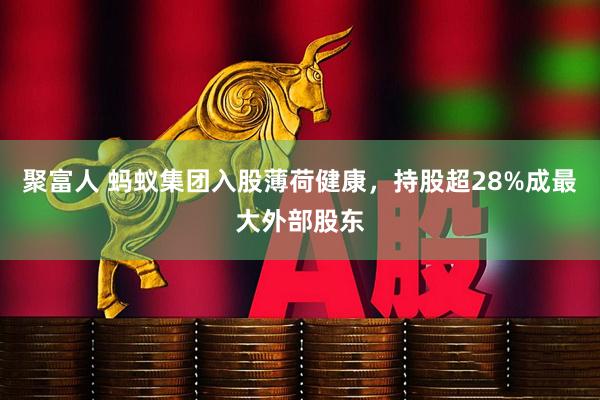 聚富人 蚂蚁集团入股薄荷健康，持股超28%成最大外部股东