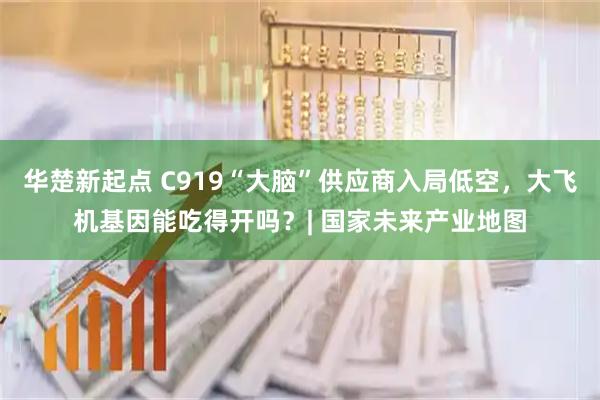 华楚新起点 C919“大脑”供应商入局低空，大飞机基因能吃得开吗？| 国家未来产业地图