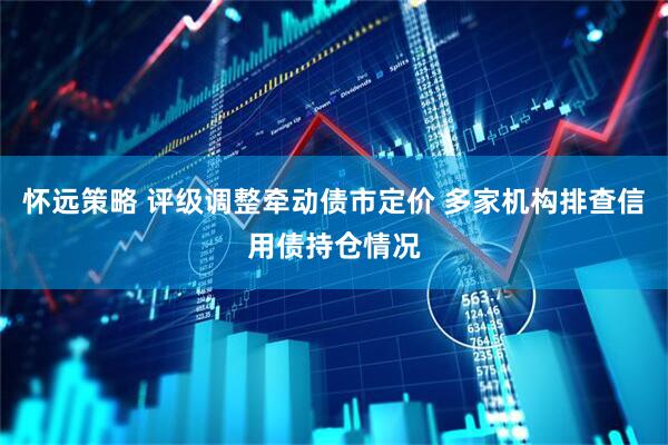 怀远策略 评级调整牵动债市定价 多家机构排查信用债持仓情况