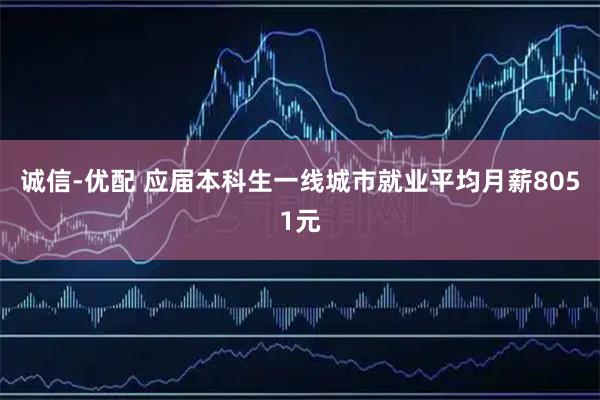 诚信-优配 应届本科生一线城市就业平均月薪8051元